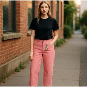 Judy Blue High Waisted Tummy Control Pink Crop Jeans 11/30 NWT COASTAL COWGIRL